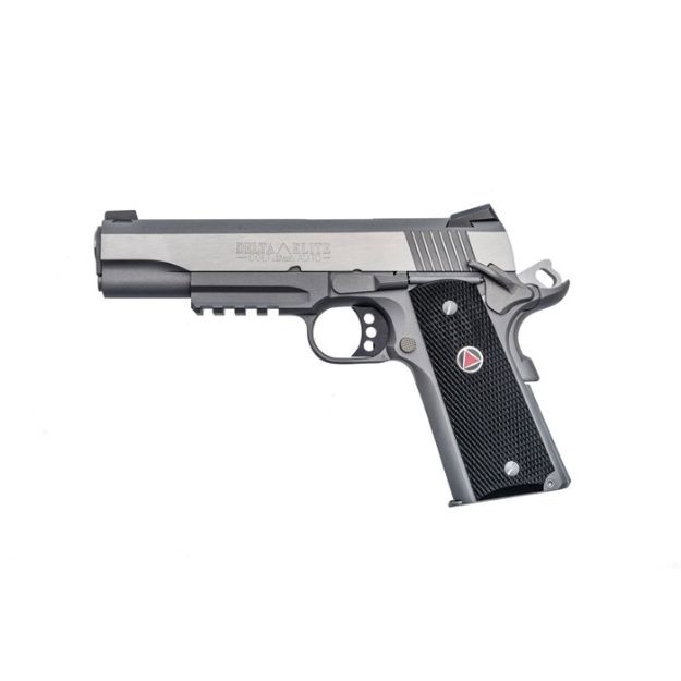 Picture of Delta Elite Rail 10Mm Auto 5'' Bbl (1)8Rd Mag Stainless/Black