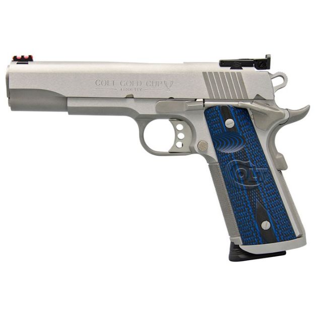 Picture of Gold Cup Trophy 45 Acp 5'' Bbl (1)8Rd Mag Ss/Blue