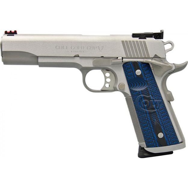 Picture of Gold Cup Trophy 9Mm Luger 5'' Bbl (1)9Rd Mag Ss/Blue