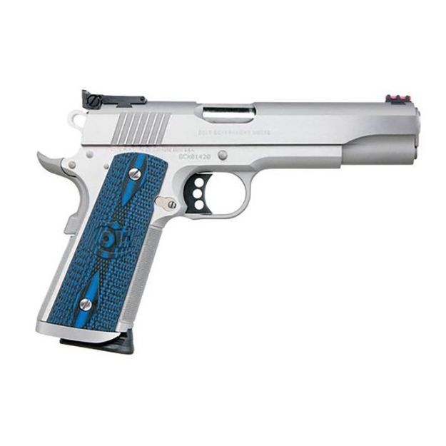 Picture of Gold Cup Trophy 38 Super 5'' Bbl (1)10Rd Mag Stainless/Blue