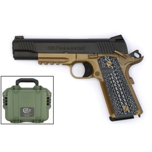 Picture of Custom Shop Cqb 45 Acp 5'' Bbl (1)8Rd Mag Two Tone Black/Fde