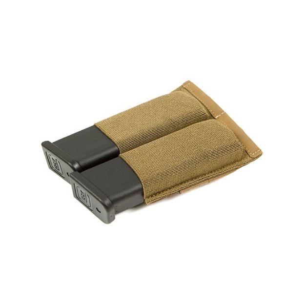 Picture of Double Pistol Mag Pouch Molle Mount Coyote Brown