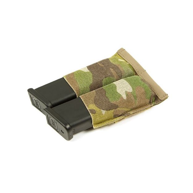 Picture of Double Pistol Mag Pouch Molle Mount Multicam