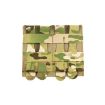 Picture of Double M4 Magazine Pouch Molle Mount Multicam
