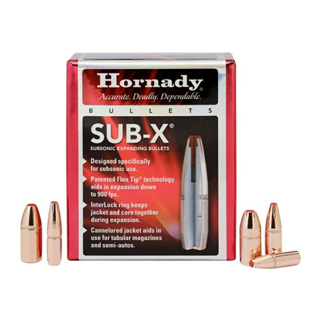 Picture of Sub-X .45 Cal (0.458'') 410Gr Ptfb W/Cannelure 50/Box