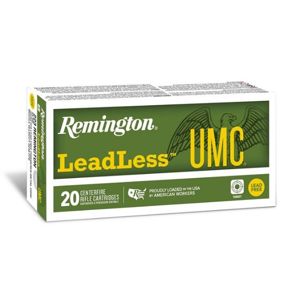 Picture of Umc Leadless 223 Remington 55Gr Lead Free Jacketed 20/Box