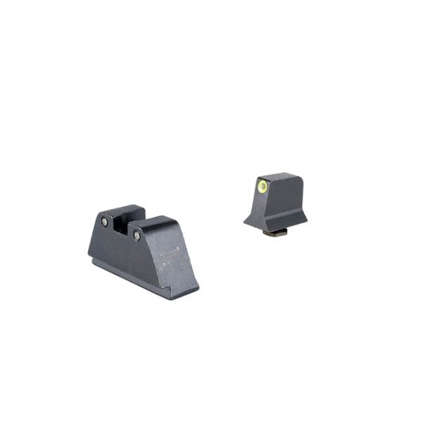 Picture of Suppressor/Optic Height Sight Set Yellow/Tritium Std Glocks