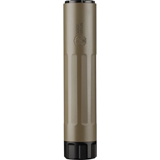 Picture of Mask 22 Long Rifle Rimfire Direct Thread Suppressor Fde