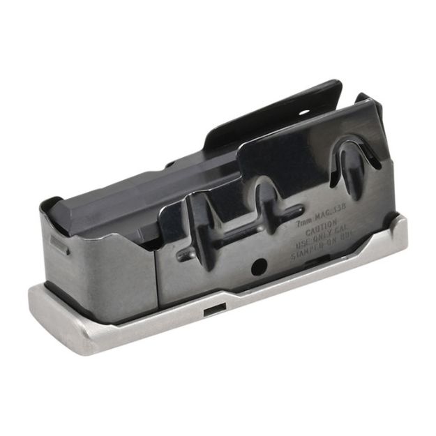 Picture of 116C Mag 338 Win Mag, 7Mm Rem Mag 3Rd Stainless Steel Silv