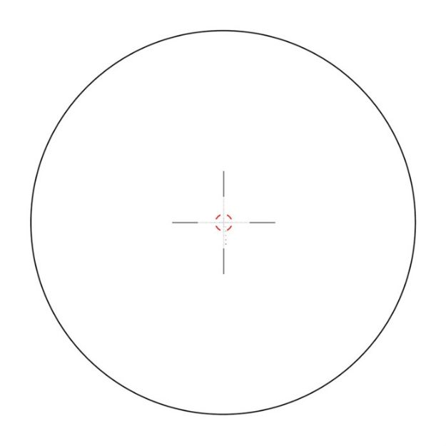 Picture of Credo 1-6X24mm Ffp Illum Red Mrad Segmented Circle Black