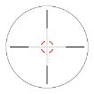 Picture of Credo 1-6X24mm Ffp Illum Red Mrad Segmented Circle Black