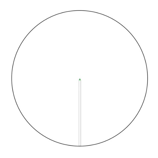 Picture of Accupoint 2.5-12.5X42mm Sfp Illum Green Triangle Post Black