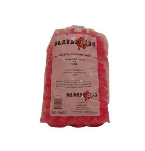 Picture of 12 Gauge 1-1/8 To 1-1/4Oz Wads For 12S3 Pink 500/Bag