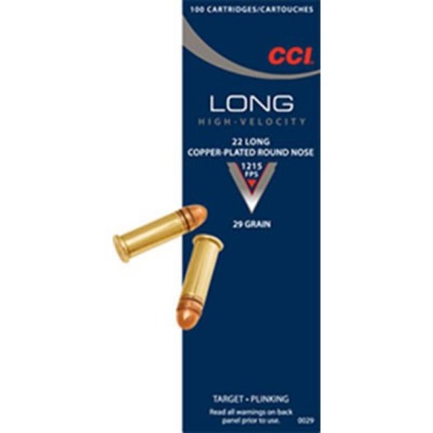 Picture of 22 Long  29Gr Copper Plated Round Nose 100/Box