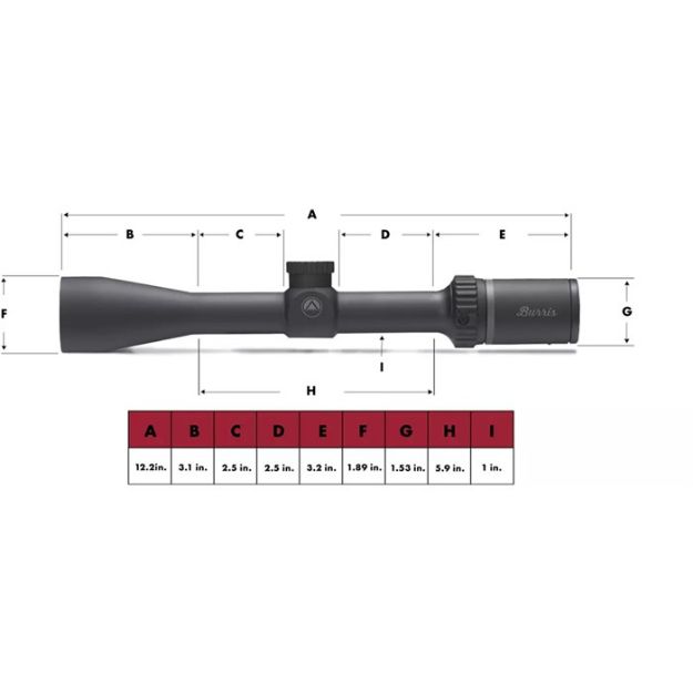 Picture of Fullfield E1 3-9X40mm Sfp Ballistic Plex Muzzleloader Black