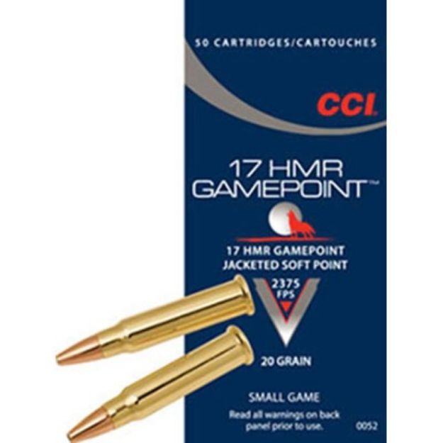 Picture of 17 Hmr 20Gr Jacketed Soft Point 50/Box