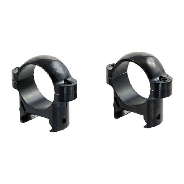 Picture of Zee Rings 1'' Low Steel Rings Gloss Black