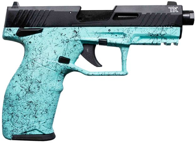 Picture of 2Tx 22 22 Long Rifle 4.16''Thrd Bbl (1)16Rd & (1)22Rd Cyan/Bk
