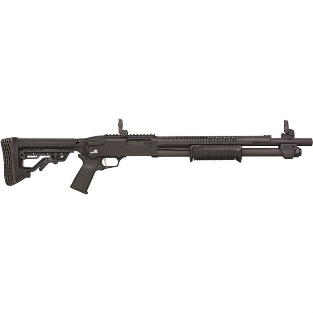 Picture of 590R 12 Gauge 18.5'' Bbl 7 Round Black W/Mbus Sights