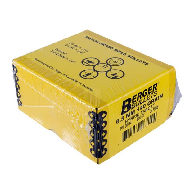 Picture of 6.5Mm (0.264'') 140Gr Hybrid Boat Tail 500/Box