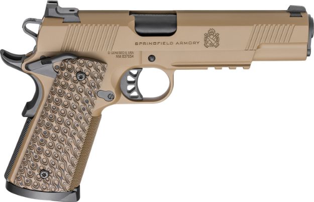 Picture of 1911 Trp 45 Acp 5'' Bbl (3)8Rd Mag W/Light Rail Coyote