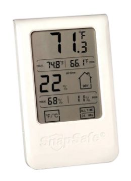 Show details for SNAPSAFE 75909 HYGROMETER Picture of SNAPSAFE 75909 HYGROMETER