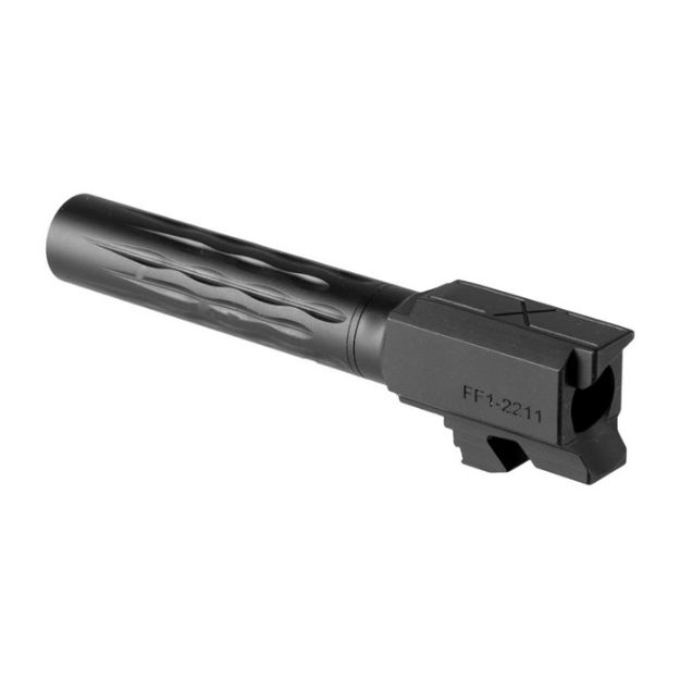 Picture of Match 9Mm Non-Threaded Flame Bbl For Glock-19 Gen 1-4 Black