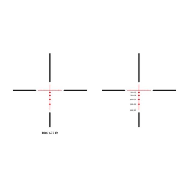 Picture of Talos 6-24X50mm Sfp Illuminated Bdc 600 Ir Reticle Black