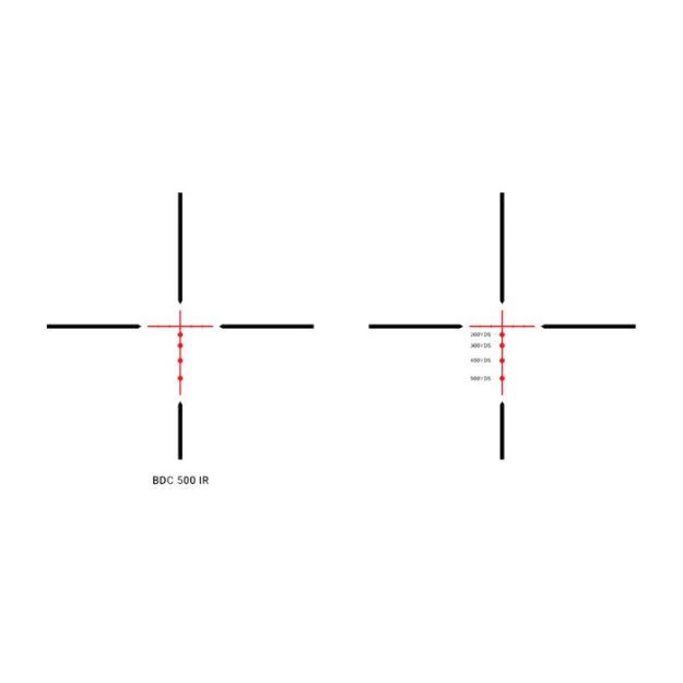 Picture of Neos 4-12X40mm Sfp Illuminated Bdc 500 Ir Reticle Black