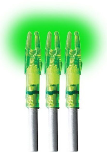 Picture of Lumenok Lighted Nock Gt-Series Green 3Pk
