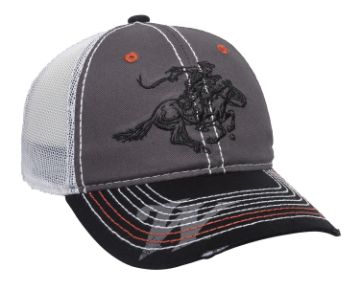 Show details for OUTDOOR WIN35B WINCHESTER HAT CHARCOAL/WHT/BLACK Picture of OUTDOOR WIN35B WINCHESTER HAT CHARCOAL/WHT/BLACK