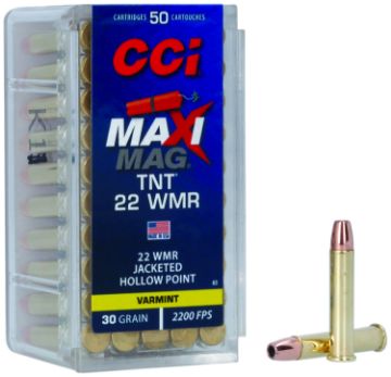 Show details for CCI 0063 22WMR MAXI-MAG 30 TNTJHP 50/40 Picture of CCI 0063 22WMR MAXI-MAG 30 TNTJHP 50/40