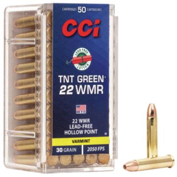 Show details for CCI 0060 22WMR TNT GRN 30 HP 50/40 Picture of CCI 0060 22WMR TNT GRN 30 HP 50/40