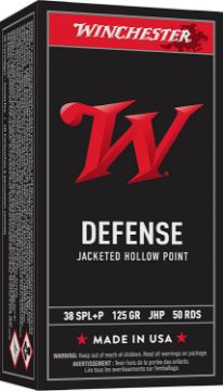 Show details for WIN USA38JHP 38SP+P 125 JHP 50/10 Picture of WIN USA38JHP 38SP+P 125 JHP 50/10