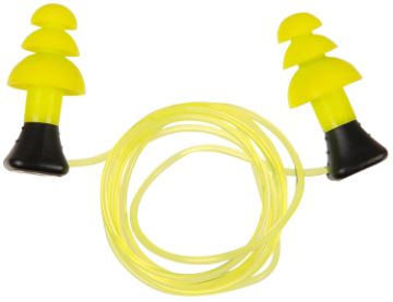 Show details for ALLEN 4118 ULTRX TETHERED SILICONE PLUG YEL 3PR Picture of ALLEN 4118 ULTRX TETHERED SILICONE PLUG YEL 3PR