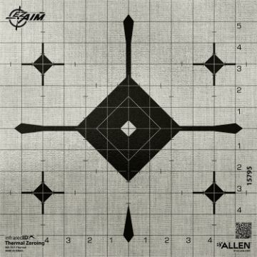 Show details for ALLEN 15795 EZ AIM INFRARD ID GRID BLLEYE TARG Picture of ALLEN 15795 EZ AIM INFRARD ID GRID BLLEYE TARG