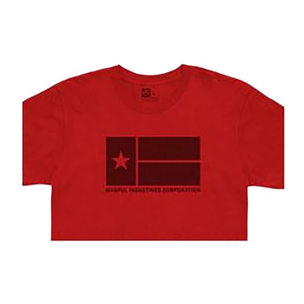 Picture of Lone Star Cotton T-Shirt Red Medium