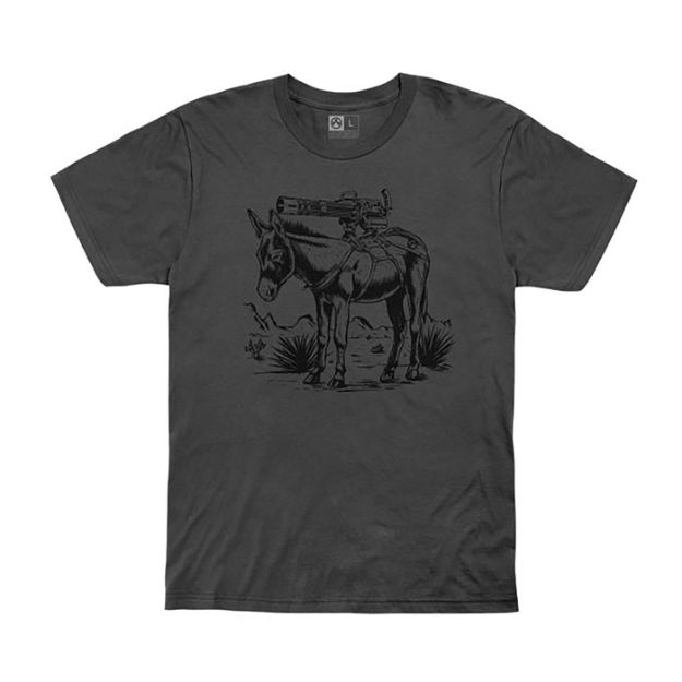 Picture of Burro Cotton T-Shirt Sm Charcoal