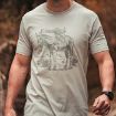 Picture of Burro Cotton T-Shirt Md Silver