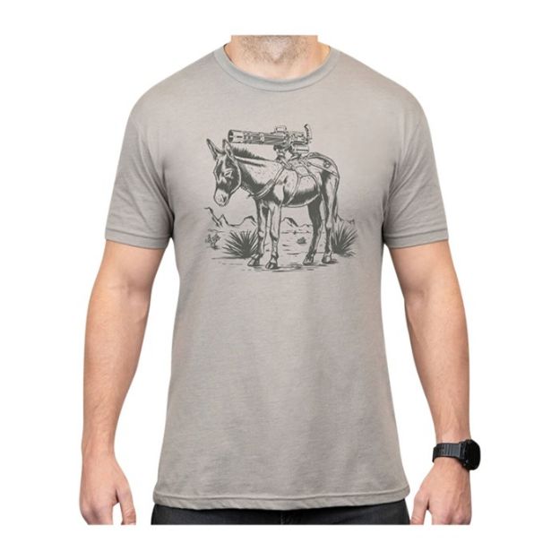 Picture of Burro Cotton T-Shirt Lg Silver
