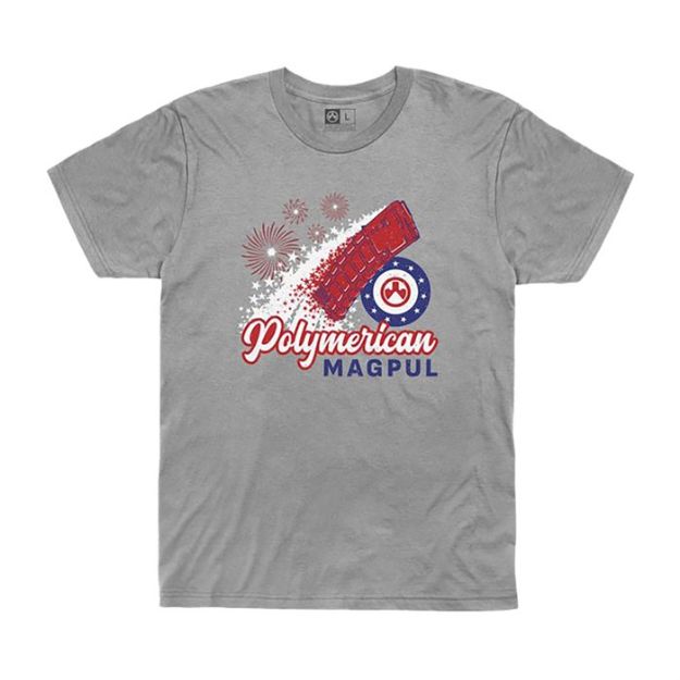 Picture of Polymerican Blend T-Shirt Athletic Heather Lg