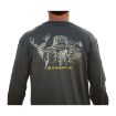 Picture of Muley Cotton Long Sleeve T-Shirt Charcoal Small