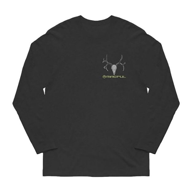 Picture of Muley Cotton Long Sleeve T-Shirt M Charcoal