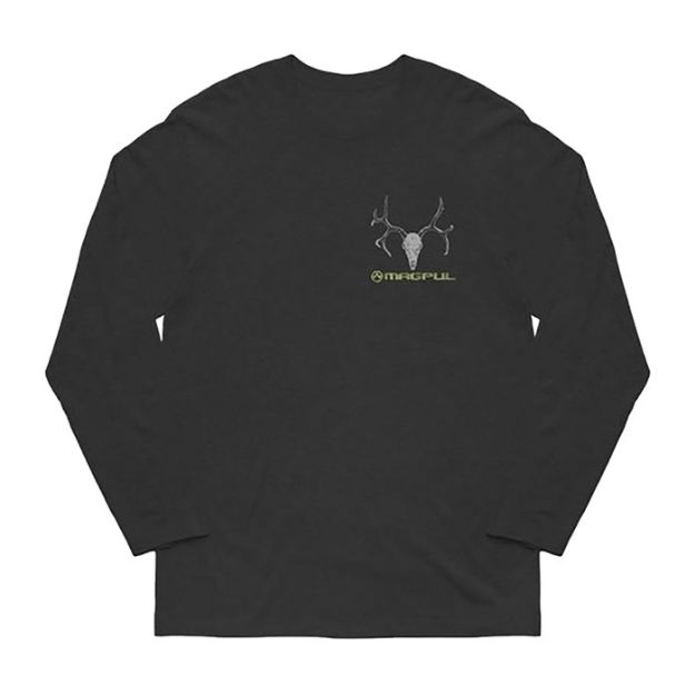 Picture of Muley Cotton Long Sleeve T-Shirt L Charcoal