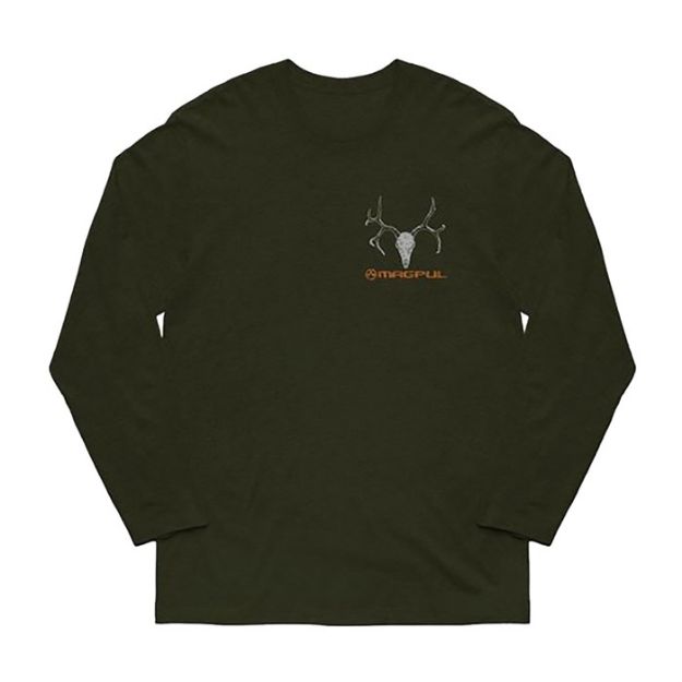 Picture of Muley Cotton Long Sleeve T-Shirt Olive Drab Medium