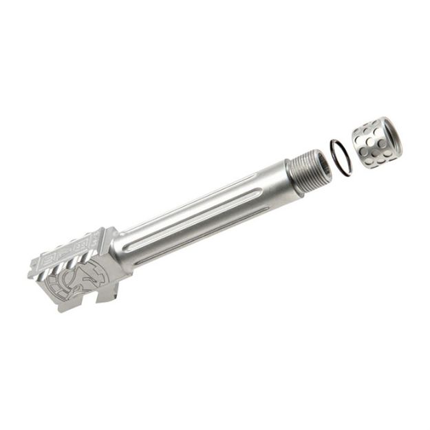 Picture of One:1 Fluted Barrel For Glock 19  Gen 2-4 Threaded Ss