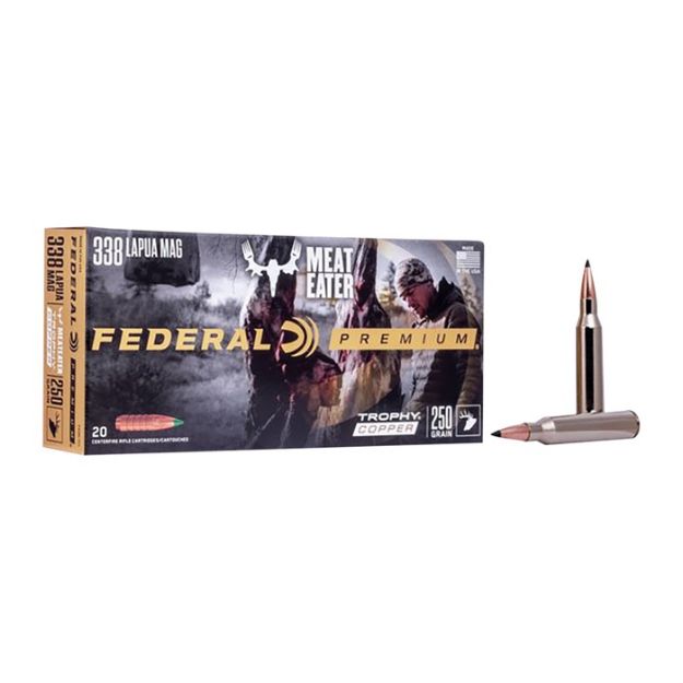 Picture of 338 Lapua Magnum 250Gr Trophy Copper 20/Box