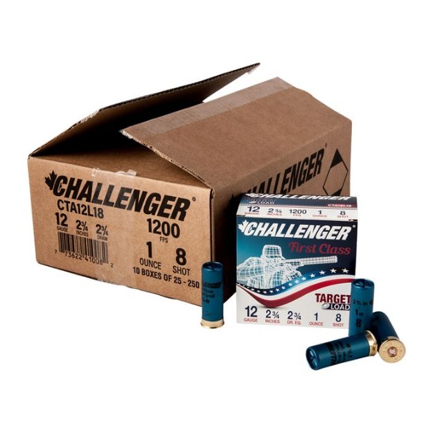 Picture of First Class Trgt Ld 12Ga 2-3/4'' 1Oz #8 1200 Fps 250/Case