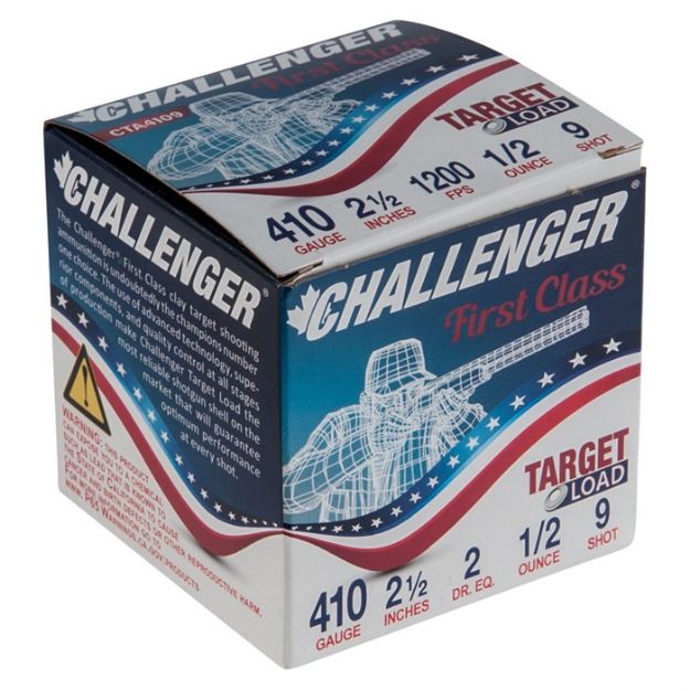 Picture of First Class Target Load 410 Bore 2-1/2'' 1/2Oz #9 Shot 250/Cs
