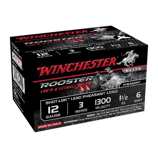 Picture of 12 Gauge 3''  1-1/2Oz #6 Shot-Lok W/Plated Lead Shot 15/Box